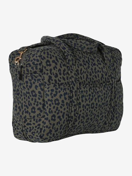 Leopard 24 or 48-Hour Changing Bag, ENVIE DE FRAISE beige+khaki - vertbaudet enfant 