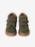 Hook-&-Loop Trainers in Leather for Boys beige+khaki+navy blue - vertbaudet enfant 