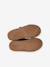 Hook-&-Loop Trainers in Leather for Boys beige+khaki+navy blue - vertbaudet enfant 