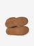 Boots fille cuir zippées marron+taupe - vertbaudet enfant 