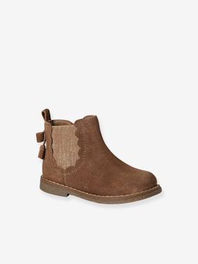 Chaussures premiers pas bébé boots cuir - vertbaudet enfant Chaussures premiers pas bébé boots cuir - vertbaudet enfant