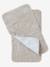 Lot 2 serviettes de rechange matelas à langer BLANC+GRIS CLAIR+rose pâle + blanc - vertbaudet enfant 
