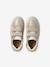 Baskets enfant fille cuir à scratchs beige+jaune d'or+marron+vieux rose - vertbaudet enfant 