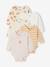 Pack of 5 long-sleeved bodysuits for newborns beige - vertbaudet enfant 