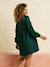 Robe imprimée gaze de coton grossesse et allaitement VERT - same as swatch AH20-3 - vertbaudet enfant 
