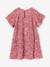 Girl's velvet and sequin dress red+rose+silver - vertbaudet enfant 