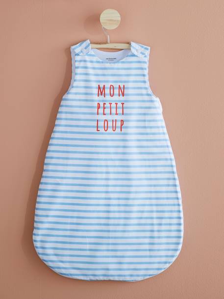 Summer Special Baby Sleep Bag, MON PETIT LOUP Blue/White Stripes - vertbaudet enfant 