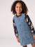 Pinafore dress for girls medium blue - vertbaudet enfant 