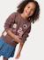 Minnie sweatshirt for girls chocolate - vertbaudet enfant 