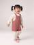 Baby girls sweatshirt and pinafore shorts set old rose - vertbaudet enfant 