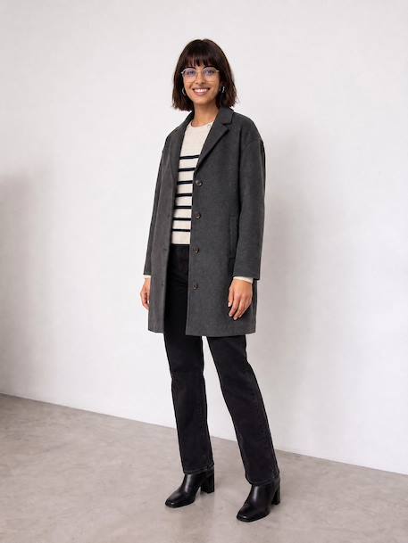 Manteau grossesse et protège bébé anthracite - vertbaudet enfant 