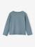 Long Sleeve T-Shirt with Heart in Relief, for Girls blush+ecru+green - vertbaudet enfant 