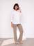 Pantalon de grossesse confort beige - vertbaudet enfant 