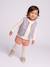 4-piece set for baby girls apricot - vertbaudet enfant 