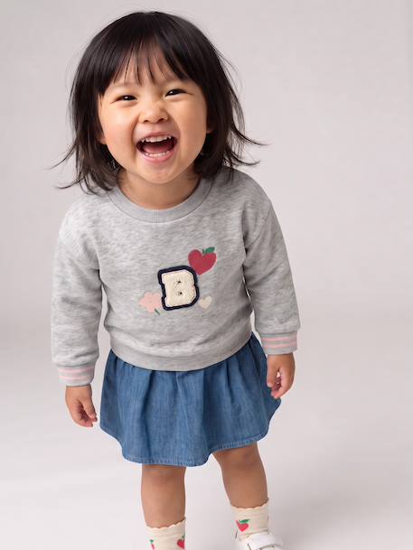 Robe bébé fille manches longues stone - vertbaudet enfant 