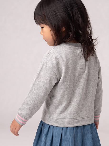 Dress with long sleeves for baby girls stone - vertbaudet enfant 