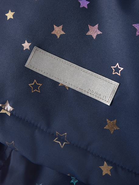 Winter jacket with metallic print Name It for girls navy blue - vertbaudet enfant 