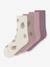 Pack of 4 pairs of socks in merino wool blend Name It for girls dusky pink - vertbaudet enfant 