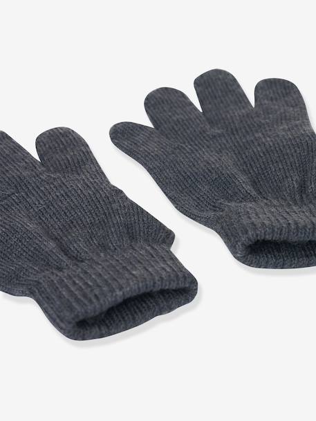 Gloves in merino wool blend Name It for boys brown+grey blue - vertbaudet enfant 