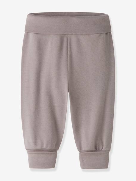 Pantalon bébé en laine mérinos name it bois de rose+ficelle - vertbaudet enfant 