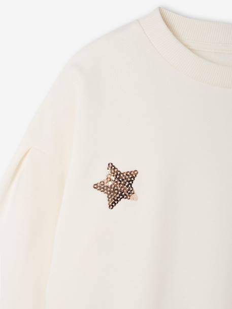 Christmas sweatshirt gift set for girls ecru - vertbaudet enfant 