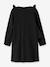Long-sleeved batwing dress with appliquéd ears Name It for girls black - vertbaudet enfant 