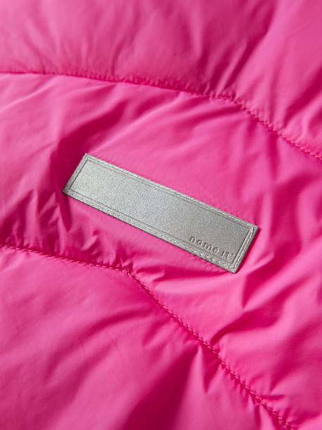 Quilted puffer jacket Name It for girls fluorescent pink+light green - vertbaudet enfant 