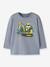 Long-sleeved T-shirt loose fit for boys Name It ecru+green+grey+slate blue - vertbaudet enfant 