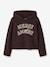 Sweat à capuche avec inscription fille name it bois de rose+chocolat - vertbaudet enfant 