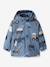 Veste d’hiver imprimée garçon à motifs pelleteuses name it bleu chambray - vertbaudet enfant 