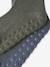 Pack of 2 pairs of non-slip socks in merino wool blend Name It for boys marl green - vertbaudet enfant 