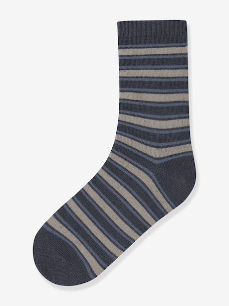 Pack of 4 pairs of socks in merino wool blend Name It for boys multicoloured - vertbaudet enfant 