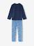 Pyjama en velours Spiderman garçon bleu azur - vertbaudet enfant 