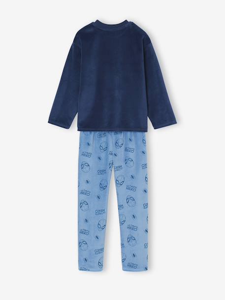 Spiderman velour pyjamas for boys azure - vertbaudet enfant 