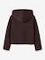 Sweat à capuche avec inscription fille name it bois de rose+chocolat - vertbaudet enfant 