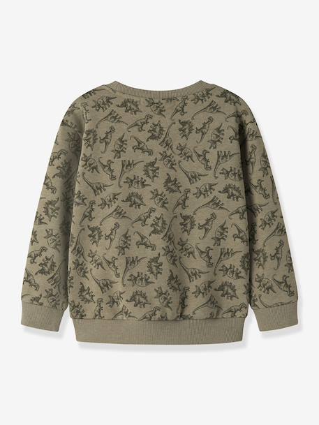 Patterned sweatshirt Name It for boys beige+grey blue+olive - vertbaudet enfant 