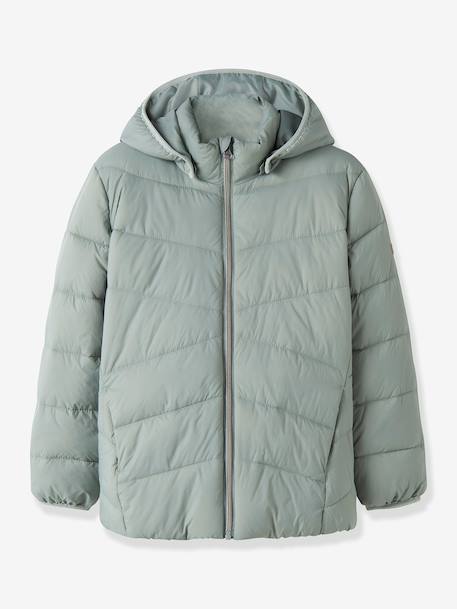 Doudoune matelassée fille name it rose fluo+vert clair - vertbaudet enfant 
