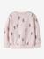Sweatshirt with all-over print Name It for girls ecru+light pink+sweet pink - vertbaudet enfant 