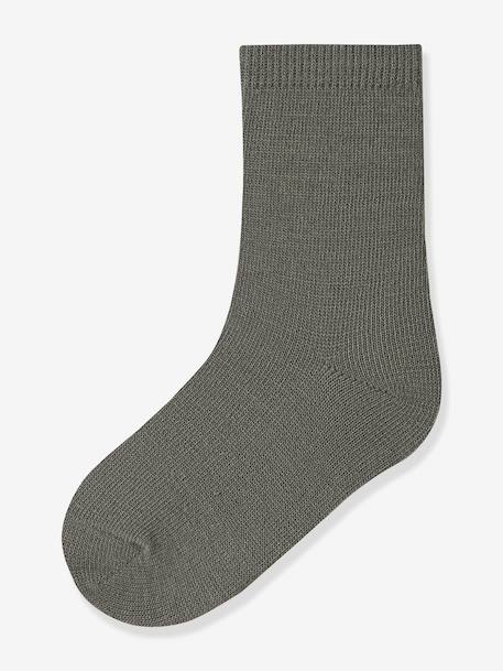 Pack of 4 pairs of merino wool blend socks Name It for boys multicoloured - vertbaudet enfant 