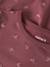 Robe manches longues à cœurs pailletés fille name it bois de rose+mauve - vertbaudet enfant 