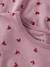 Long-sleeved dress with glitter hearts Name It for girls dusky pink+mauve - vertbaudet enfant 