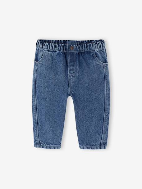 Balloon jeans for baby boys stone - vertbaudet enfant 