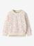 Sweat-shirt fille à imprimé all-over name it écru+rose bonbon+rose clair - vertbaudet enfant 