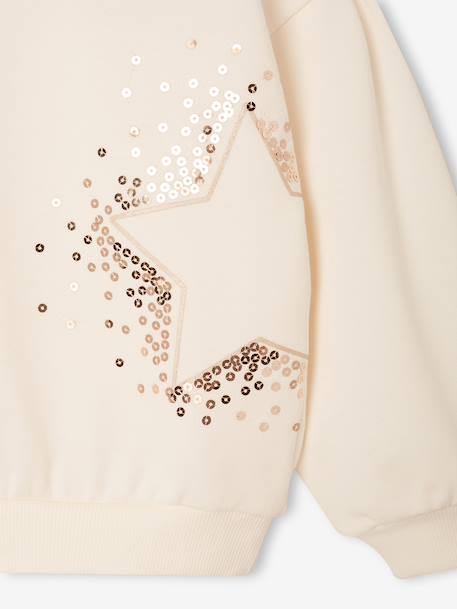 Sweat de Noël enfant fille écru - vertbaudet enfant 