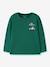 T-shirt manches longues coupe ample garçon name it bleu ardoise+écru+gris+vert - vertbaudet enfant 