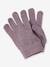 Gloves in merino wool blend Name It for girls dusky pink+twine - vertbaudet enfant 