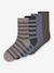 Pack of 4 pairs of socks in merino wool blend Name It for boys multicoloured - vertbaudet enfant 
