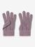 Gloves in merino wool blend Name It for girls dusky pink+twine - vertbaudet enfant 