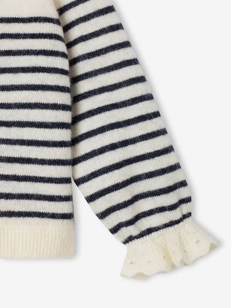 Long-sleeved knitwear for baby girls ecru - vertbaudet enfant 