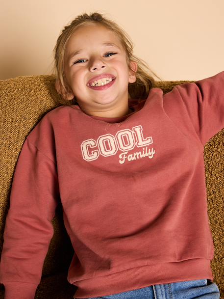 Sweatshirt for kids terracotta - vertbaudet enfant 